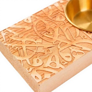 Luxury Sandalwood Bakhoor Burner Handcrafted Arabic Mubkhar Eco-Friendly for <b>Home</b> Fragrance Ramadan Eid Decorations - Product Image 1