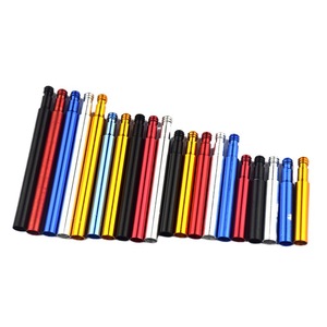 Hengtu Rallonge Presta en Aluminium Coloré |   Tige d'extension de valve française en alliage pour vélo, sans chambre à air, 40/50/60/70 mm, 6g - Product Image 4
