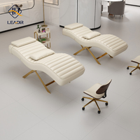 Extension de civière de cils supérieure lit de cils incurvé surmatelas en mousse chaise inclinable cils chaise longue civières pour cils