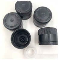 Bouchon noir en plastique de 31.5mm pour bouteille en verre d'huile d'olive