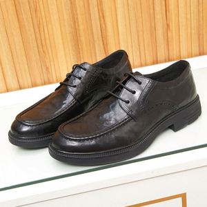 รองเท้าหนังหัวเหลี่ยมผู้ชายปี 2025 แฟชั่นลำลองกลางแจ้งแบบสวมต่ำ สีน้ำตาล สีดำ สำหรับงานปาร์ตี้ ฤดูใบไม้ผลิ ฤดูร้อน - Product Image 1