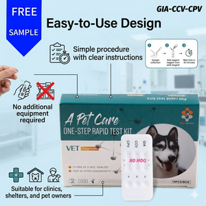 Kit d'équipement de diagnostic vétérinaire pour test rapide : Détection et inspection des maladies canines (GIA, CCV, CDV, CPV) chez les chiens - Product Image 6