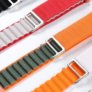 Metall anschluss No Gaps Alpine <span class=keywords><strong>Loop</strong></span> Straps für Huawei Fit4 Fit 4 Pro Sport Nylon Uhren armbänder für Huawei Watch Fit <span class=keywords><strong>3</strong></span> Zubehör - Product Image 4