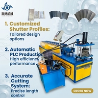 Machine de formage de rouleaux pour volets roulants HD pour portes de sécurité commerciales