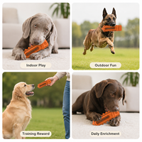 Jouet pour chien en caoutchouc durable et texturé, en forme de scie, pour outils électriques, pour la nettoyage des dents et l'hygiène dentaire, pour mâcheurs agressifs, avec couineur