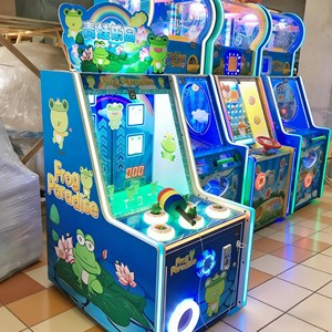 Nuovo <span class=keywords><strong>Design</strong></span> di vendita calda per bambini giochi Frog Paradise lotteria macchina da gioco Arcade Whac-A-Mole - Product Image 5