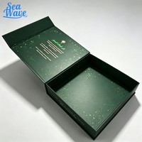Boîte cadeau magnétique personnalisée, boîte d'emballage rigide, boîte d'expédition avec logo personnalisé imprimé pour l'emballage de cadeaux de vacances