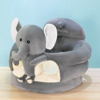 Fauteuils en peluche pour enfants en forme d'animaux, Sièges pour bébés, Chaises-lit pour enfants, Sièges de canapé pour bébés, Fauteuils paresseux, Modèles Éléphant Girafe