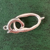 Chaînes à double boucle en argent S925 pour bracelet et collier