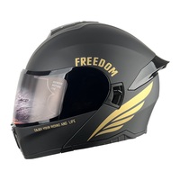 Casque de moto homologué DOT en ABS, logo personnalisé, léger, aérodynamique, casque rabattable pour la course sur route et le tourisme, Cascos