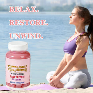 Caramelle Gommose Halal Naturali di Ashwagandha e L-Teanina, Integratore per il Sonno e il Miglioramento della Memoria - Product Image 2