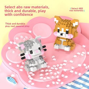 Compatible con Bloques <span class=keywords><strong>de</strong></span> Construcción, Adornos Educativos con Temática Animal, Figuras <span class=keywords><strong>de</strong></span> Dibujos Animados, Rompecabezas, Juguetes para Niñas - Product Image 3