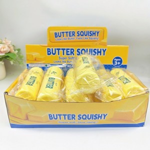 Round Butter Stick <b>Squishy</b> Soft Squeeze Stress Relief Toy Funny Sensory Decompression Toy for Adults & Kids - Product Image 2