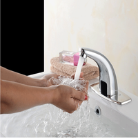 Robinet chauffe-eau électrique instantané, lavabo de lavage sanitaire, robinet à capteur automatique