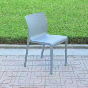Chaise en plastique moulé à motif ondulé avec dossier haut, empilable et durable pour événements, banquets et usage commercial - Product Image 6
