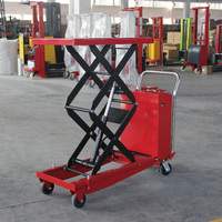 SHANYE 500kg 1.7m capacité semi-électrique Table élévatrice à ciseaux haute capacité de charge chariot élévateur