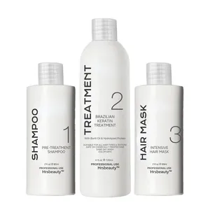 Private Label Long Lasting Home Use Small Size Keratin Hair Treatment Smoothing Brazilian Straightening Treatment