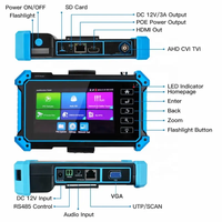 Testeur CCTV 6-en-1 4K FTTH 5 pouces IPC-5100 Plus Full 8MP IP CVI TVI AHD SDI Analogique VGA
