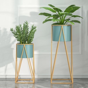 Soporte de Metal para Plantas con Maceta, Moderno Soporte de Esquina para <span class=keywords><strong>Macetas</strong></span> de Interior, Soporte de Hierro para <span class=keywords><strong>Macetas</strong></span> de Piso para Decoración del Hogar y Sala de Estar - Product Image 3