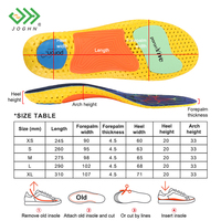 Semelles orthopédiques JOGHN personnalisées en mousse EVA absorbante pour l'équilibre du pied, semelles pour pieds plats, semelles de sport confortables