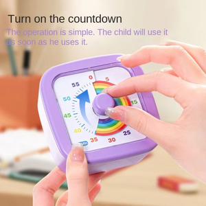 Temporizador de Dibujos Animados al por Mayor, Reloj Despertador Visual de Cuenta Regresiva de 60 Minutos para el Aprendizaje de la Gestión del Tiempo y Uso en la Cocina - Product Image 3