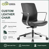 Chaise de bureau de direction, ensemble table et chaise de bureau, chaise de bureau en cuir, chaises de conférence de luxe