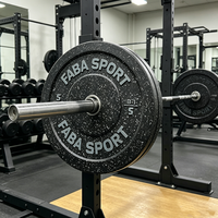 Meilleures ventes : Disques de musculation en caoutchouc haute température avec points de couleur, qualité professionnelle / Plaques de poids Bumper