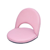 Vente en gros chaise rembourrée surdimensionnée rembourrée au sol, réglable, portable et pliante, cinq positions, yoga, méditation, chaise au rez-de-chaussée