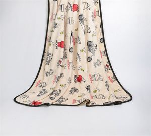 Luxury Eco-Friendly Flannel <b>Blanket</b> 100% Polyester Knitted Comfortable Stylish Printed Reusable Warm Throw All-Season - Product Image 3