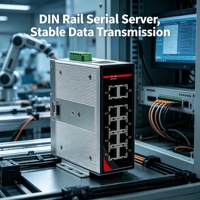 Servidor de Dispositivos Seriales de 2 Puertos DIN, RS485 a RJ45 Ethernet, Modbus RTU TCP, Virtual COM, 35mm DIN, 40 a 75C, IP40, Precio al por Mayor