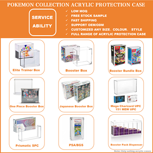 Caja de exhibición magnética de acrílico transparente al por mayor para Pokémon TCG de Tohoku Fukuoka, estilo abierto, caja de regalo especial - Product Image 4