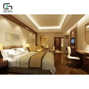 Oem 流行定制现代印度全尺寸酒店卧室家具套装
