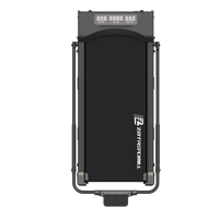 ZB138S Elektrisches 2-in-1 Geh-/Laufband mit 1,5 PS Motor, 1,0-10 km/h Geschwindigkeit, 100 kg Maximalbelastung, Faltbare Schreibtischunterlage, LED-Anzeige