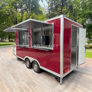 Camion de restauration rapide multifonctionnel, remorques alimentaires entièrement équipées, pizza, logo personnalisé, état entièrement équipé, camion de restauration mobile - Product Image 1