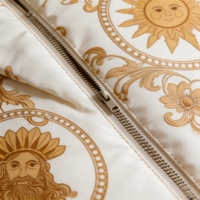 Ensemble de literie de luxe Oeko-Tex taille king, coton à fibres longues, impression numérique