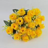 Grande guirlande de roses artificielles en soie, élégante et réaliste, pour mariage, Noël, scène, photomaton, décoration de fête