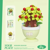 Blocs de construction en plastique ABS Peace Apple, 175 pièces, mini briques DIY, jouet éducatif, décoration de chambre, cadeau de Noël pour les enfants de 7 à 9 ans