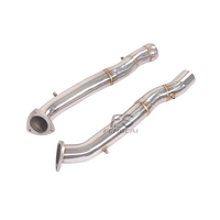 Sistema de Escape Delantero de Alta Calidad en Acero Inoxidable SS304 para Aston Martin DB11 4.0T V8 2017-2023, Liberando el Potencial de Modificación del Motor