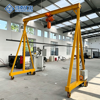 Mini-grue portative 1-10 tonnes : Le levier de levage ultime pour atelier/garage avec une hauteur de levage de 4-6 m