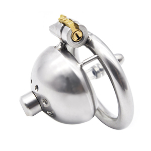 Chaste Bird 304 Dispositif de chasteté masculine en acier inoxydable Super petit pénis court <span class=keywords><strong>Cage</strong></span> à bite avec anneau de verrouillage furtif Sex Toy pour hommes - Product Image 3