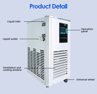 Refroidisseur d'eau numérique LABOAO 5L pour laboratoire, machine de refroidissement au glycol pour évaporateur rotatif