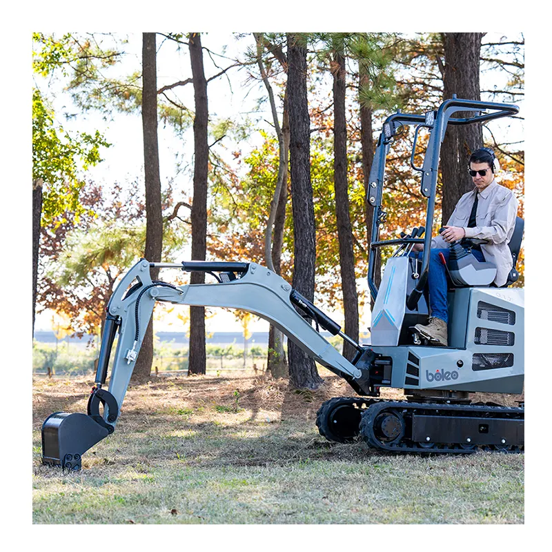 Boleo Escavatore 1ton 1.5ton Bucket Digger CE EPA Micro 1.2ton 1.3ton 1,8 Ton 2,0 Ton Mini Excavadora de orugas para granja