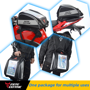 MOTOCENTRIC büyük kapasiteli motosiklet sürme çanta su geçirmez yağmur geçirmez motosiklet arka koltuk çantası sırt çantası çok fonksiyonlu - Product Image 2