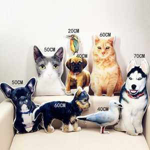 Tùy Chỉnh 3D In Pet Gối Đệm Lông Cừu Sang Trọng Cat Dog Shape Gối Pet Thiết Kế Đệm Gối Quà Tặng Mới Lạ - Product Image 6