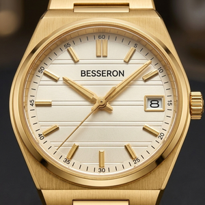 Relojes de Cuarzo de Lujo Personalizados en Oro para Hombre, Diseña Tu Propio Reloj, Fabricantes Chinos - Product Image 4