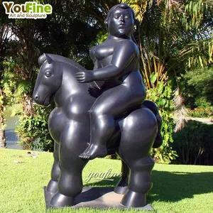 High Quality Metal Sculptures Bronze Fernando Botero Fat Woman Statue For Sale