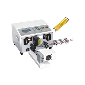 Máquina automática de trenzado de cables de alta precisión personalizada, equipo de fabricación de cables electrónicos, pelado multietapa