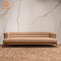 Neueste Designs moderne Sofas Luxus Wohnzimmer Leder einzelne braune Sofas Set Möbel nach Hause