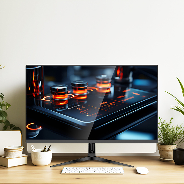 QLED Monitor 27 Inch 1440P Resolution 24 Inch 32 Inch IPS Display With HD-MI USB VGA and DP Ports for Versatile Use