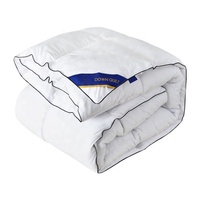 Couette en duvet d'oie 100% coton 400 fils, microfibre polyester, édredon Hilton